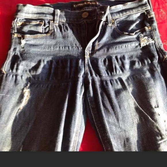 Express legging mid-rise jeans size 8 r - Picture 3 of 9
